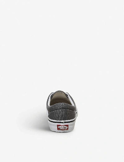 Vans Era Canvas Trainers In Pewter True