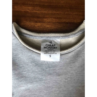 Pre-owned Cheap Monday Grey Cotton Top