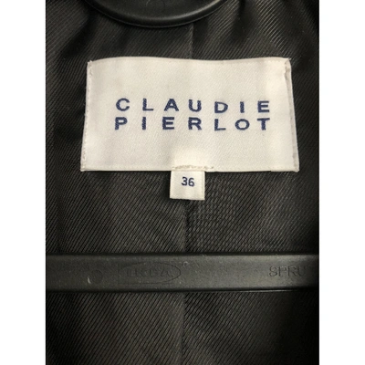 Pre-owned Claudie Pierlot Black Leather Leather Jacket