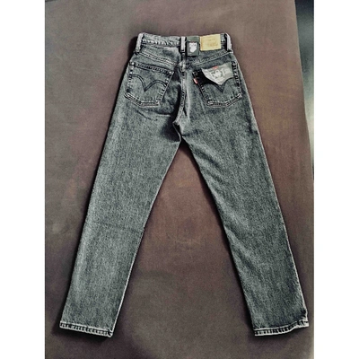 Pre-owned Levi's Anthracite Denim - Jeans Jeans