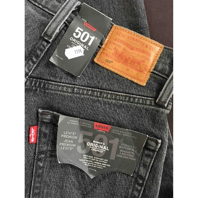 Pre-owned Levi's Anthracite Denim - Jeans Jeans