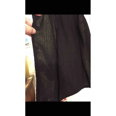 Pre-owned Vionnet Wool Shirt In Black