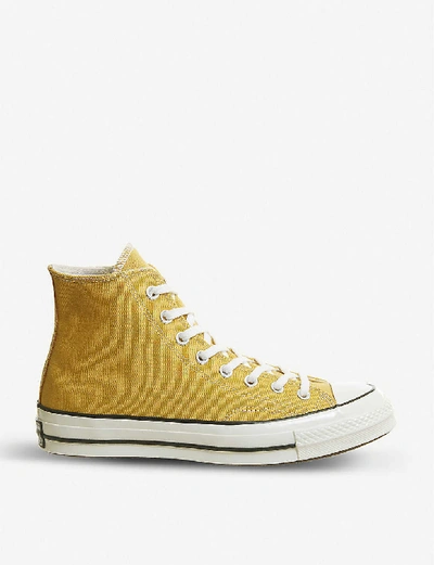 Shop Converse All Star Hi 70 High-top Canvas Trainers In Sunflower+black+egre