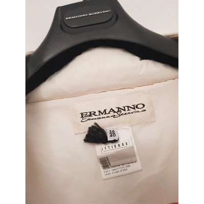 Pre-owned Ermanno Scervino White Coat