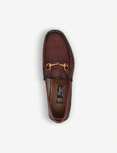 Roos horsebit leather moccasins