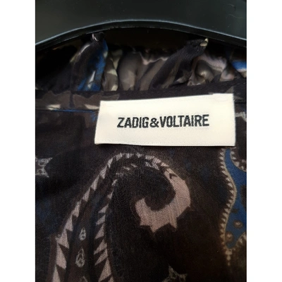 Pre-owned Zadig & Voltaire Mini Dress In Black