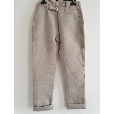 Pre-owned See By Chloé Large Trousers In Beige