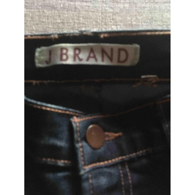 Pre-owned J Brand Slim Jeans In Blue