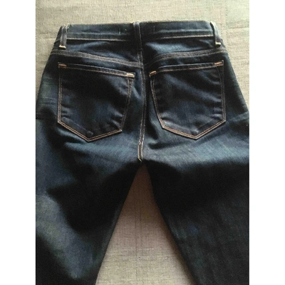 Pre-owned J Brand Slim Jeans In Blue