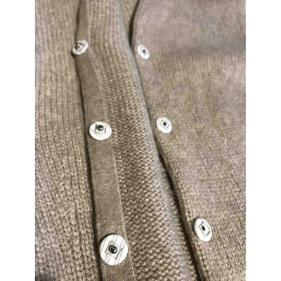 Pre-owned Brunello Cucinelli Cashmere Cardigan In Beige