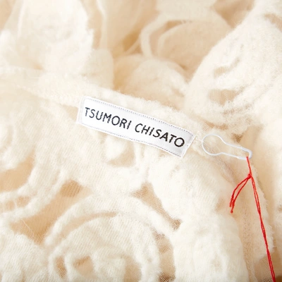Pre-owned Tsumori Chisato Wool Top In Ecru