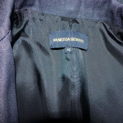 Pre-owned Vanessa Seward Navy Cotton Jacket