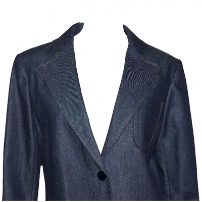 Pre-owned Vanessa Seward Navy Cotton Jacket