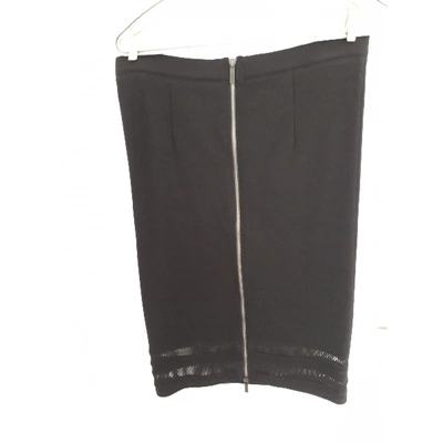 Pre-owned Karl Mid-length Skirt In Black