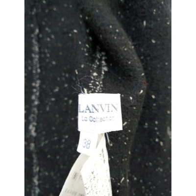 Pre-owned Lanvin Wool Jacket In Black