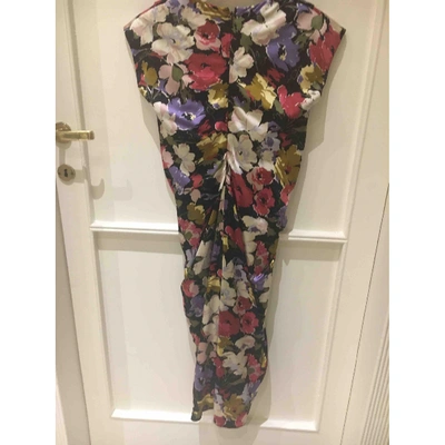 Pre-owned Luisa Beccaria Mid-length Dress In Multicolour