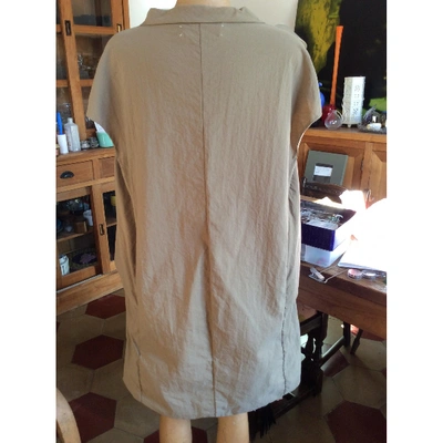 Pre-owned Marni Mid-length Dress In Beige