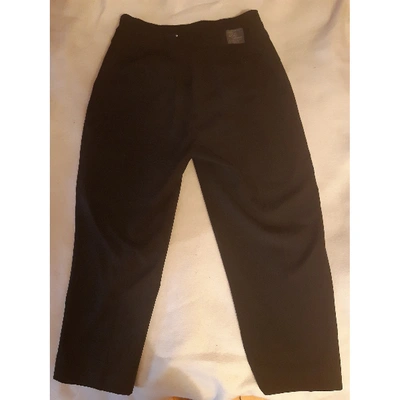 Pre-owned Tommy Hilfiger Black Trousers