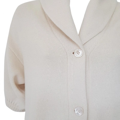 Pre-owned Ralph Lauren Wool Cardi Coat In Beige