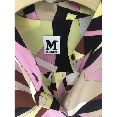 Pre-owned M Missoni Silk Tunic In Multicolour