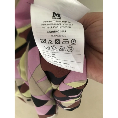 Pre-owned M Missoni Silk Tunic In Multicolour