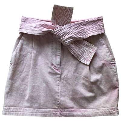 Pre-owned Ulla Johnson Pink Cotton Skirt
