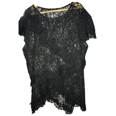 Pre-owned Isabel Marant Lace Top In Black