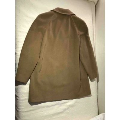 Pre-owned Burberry Wool Coat In Beige