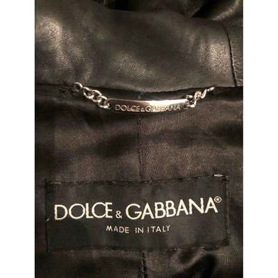 Pre-owned Dolce & Gabbana Black Raccoon Coat