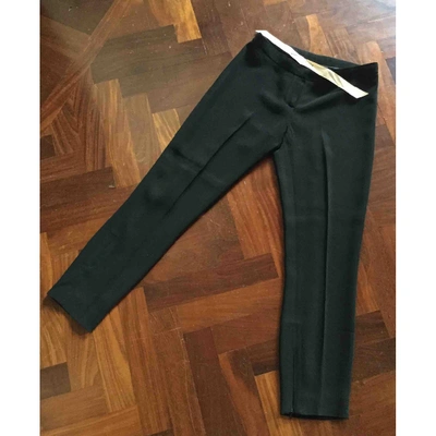 Pre-owned N°21 Slim Pants In Black