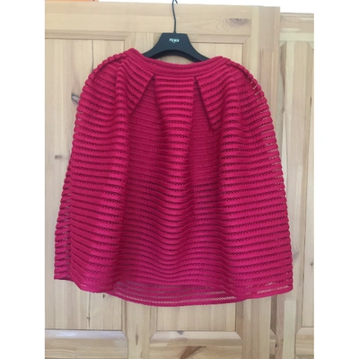 Pre-owned Maje Red Skirt