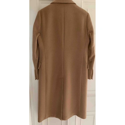 Pre-owned Gucci Cashmere Coat In Camel