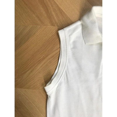 Pre-owned Fred Perry Mini Dress In White