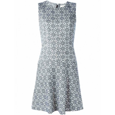 Pre-owned Tory Burch Mini Dress In Navy