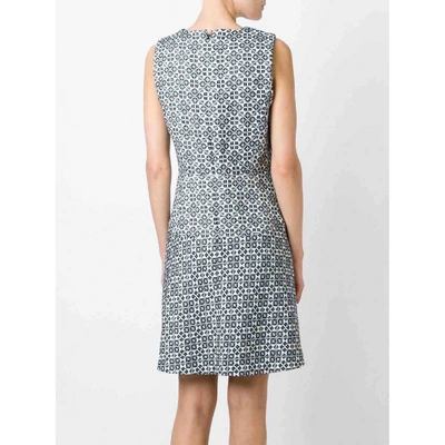 Pre-owned Tory Burch Mini Dress In Navy