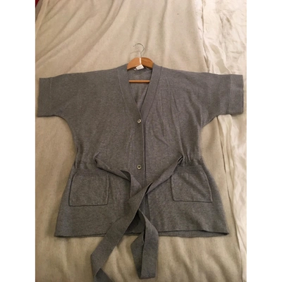 Pre-owned Paul & Joe Cardi Coat In Grey