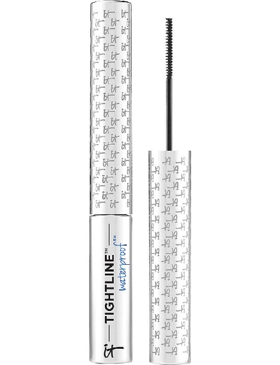 It Cosmetics Tightline Lash Thickening And Lengthening Black Waterproof Mascara Primer In Black