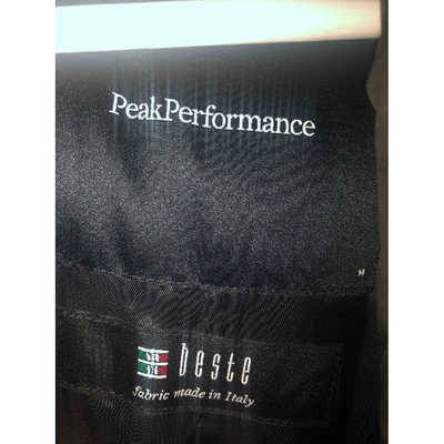 Pre-owned Peak Performance Green Cotton Jacket
