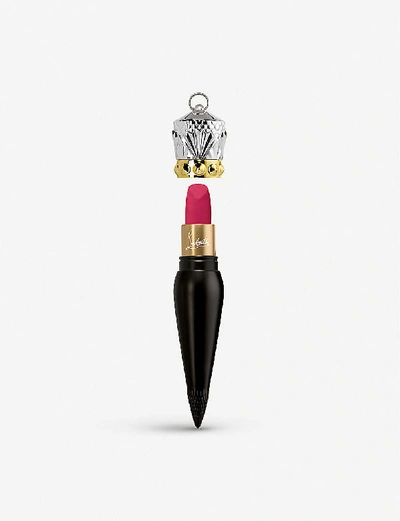 Shop Christian Louboutin Goyetta Velvet Matte Lipstick 3.8g