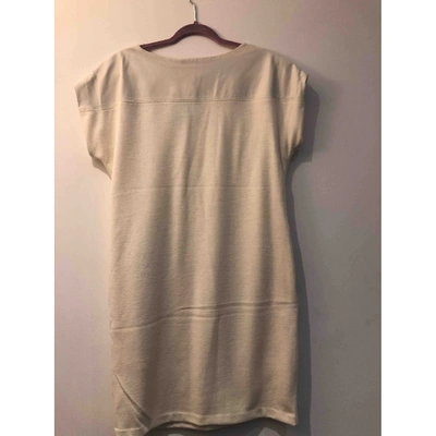 Pre-owned Polo Ralph Lauren Beige Leather Dress