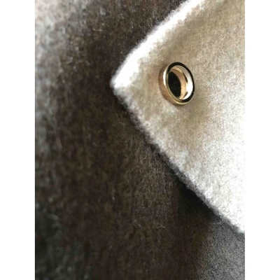 Pre-owned Agnona Cashmere Coat In Brown