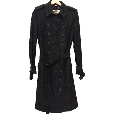 Pre-owned Burberry Black Trench Coat