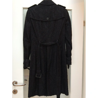 Pre-owned Burberry Black Trench Coat