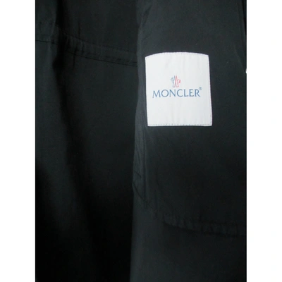 Pre-owned Moncler Black Trench Coat