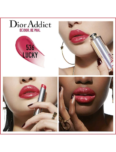 Shop Dior Addict Stellar Shine Lipstick 3.2g In 536