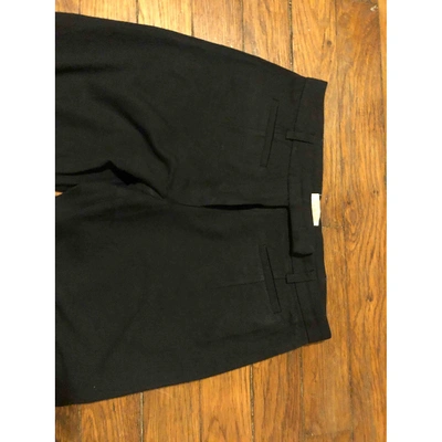 Pre-owned Pablo Straight Pants In Navy