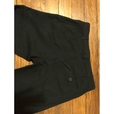 Pre-owned Pablo Straight Pants In Navy