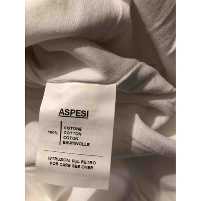 Pre-owned Aspesi Short Vest In White