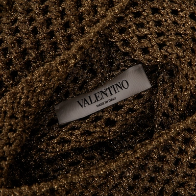 Pre-owned Valentino Jumper In Gold