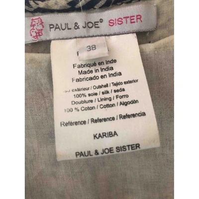 Pre-owned Paul & Joe Sister Silk Mini Dress In Blue
